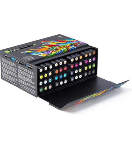 CROSS CONTRAST COLORS 全種類セット Amazon.com: Alpha EF 60 Grafikmarker 60er Set A Box Design Marker